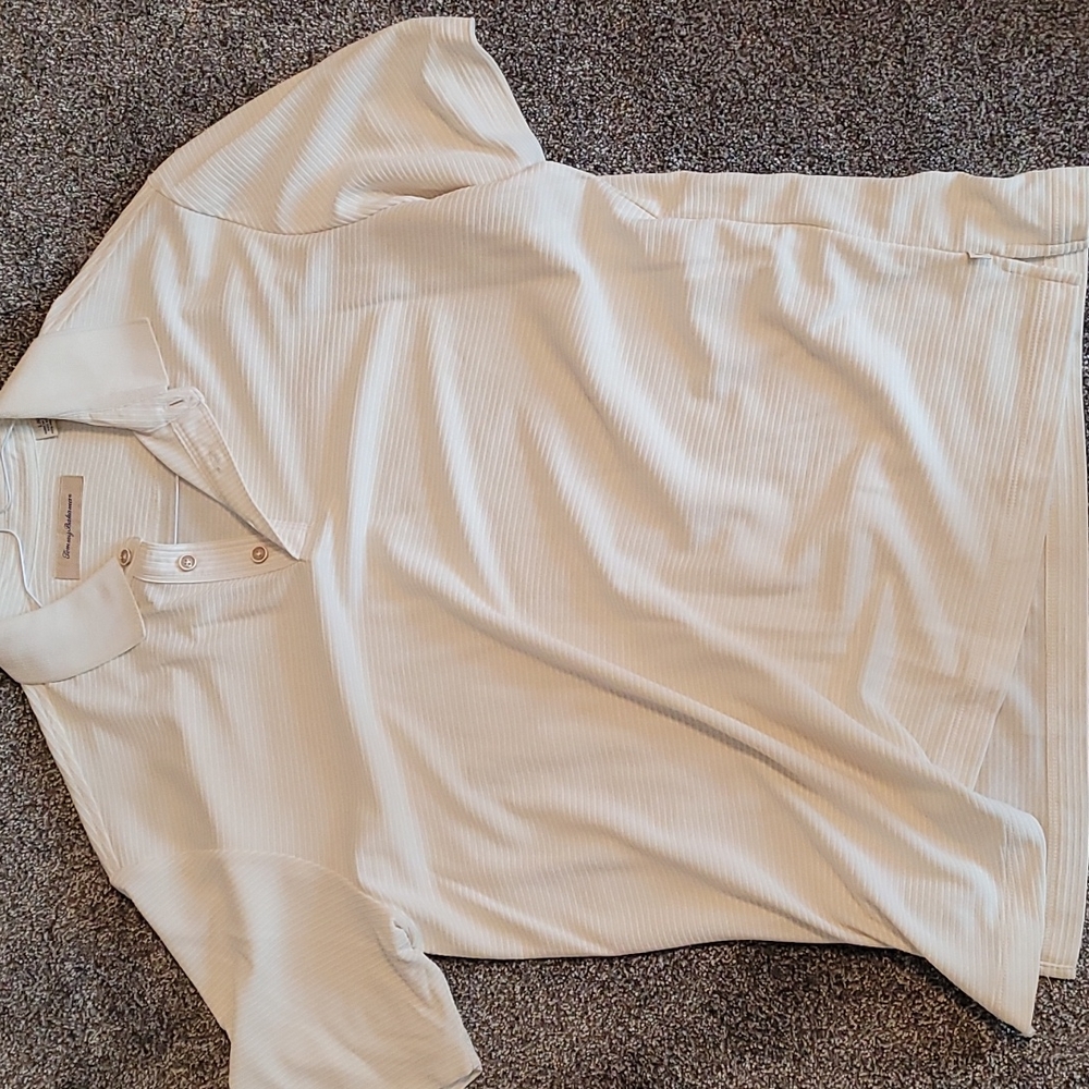 Tommy Bahama large striped polo